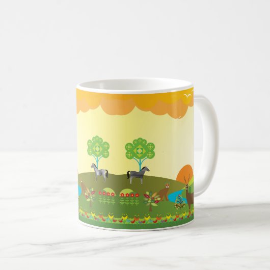 Afrika Kaffeetasse (VorderseiteRechts)