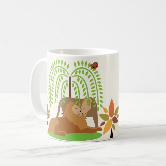 Afrika Kaffeetasse (Vorderseite Links)