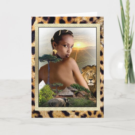 Afrika Karte (Vorderseite)