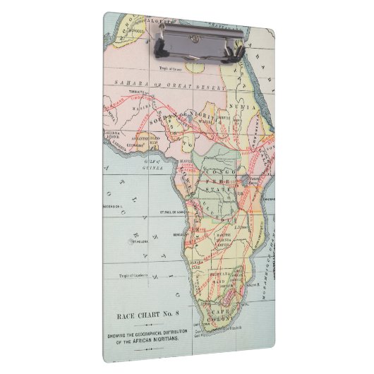 AFRIKA: KARTE, 1894 KLEMMBRETT (Rechts)