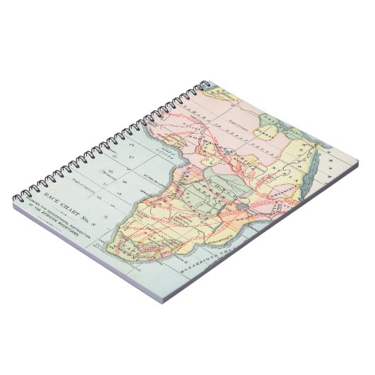 AFRIKA: KARTE, 1894 NOTIZBLOCK (Linke Seite)