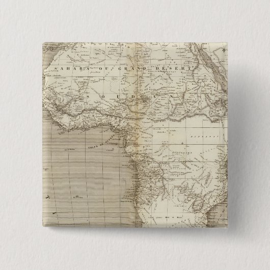 Afrika-Karte 2 Button (Vorderseite)