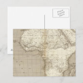 Afrika-Karte 2 Postkarte (Vorne/Hinten)