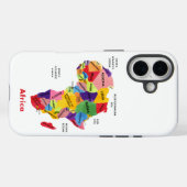 Afrika-Karte Case-Mate iPhone Hülle (Rückseite (Horizontal))
