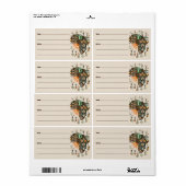Afrika-Karte Dekorative Stammes-Elemente Muster (Vorne)