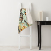 Afrika-Karte Dekorative Stammes-Elemente Muster Sherpadecke (Beispiel)