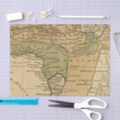 Afrika-Karte durch Worcester Seidenpapier (Handwerk)