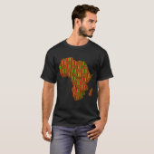 Afrika Karte für Afrika T-Shirt (Vorne ganz)