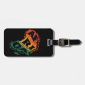 Afrika-Karte Gepäckanhänger (Vorderseite horizontal)