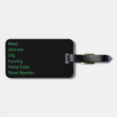 Afrika-Karte Gepäckanhänger (Rückseite horizontal)