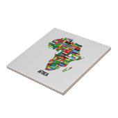 Afrika-Karte Kontinent Fliese (Seite)