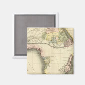 Afrika-Karte Magnet (Vorderseite/Rückseite)