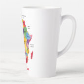 Afrika-Karte Milchtasse (Rechts)