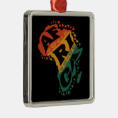 Afrika-Karte Ornament Aus Metall (Rechts)
