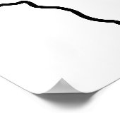 Afrika-Karte Poster (Ecke)