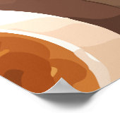 Afrika-Karte Poster (Ecke)