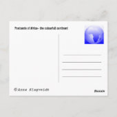 Afrika-Karte Postkarte (Rückseite)