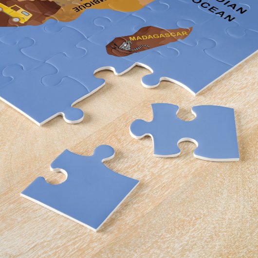 Afrika-Karte Puzzle (Seite)