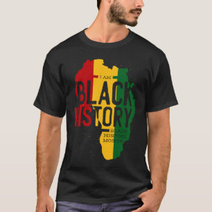 Afrika Karte Rastafari-Stil Zitat BHM T-Shirt