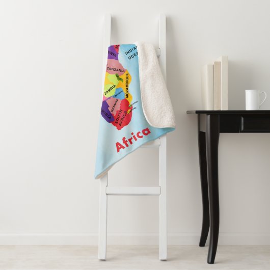 Afrika-Karte Sherpadecke (Beispiel)