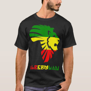 Afrika-Karte Stolz Afrikanischer Löwe Von Alkebula T-Shirt