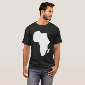 Afrika-Karte T-Shirt (Vorne ganz)