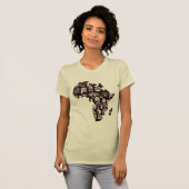 Afrika-Karte T-Shirt (Vorne ganz)