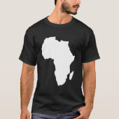 Afrika-Karte T-Shirt (Vorderseite)