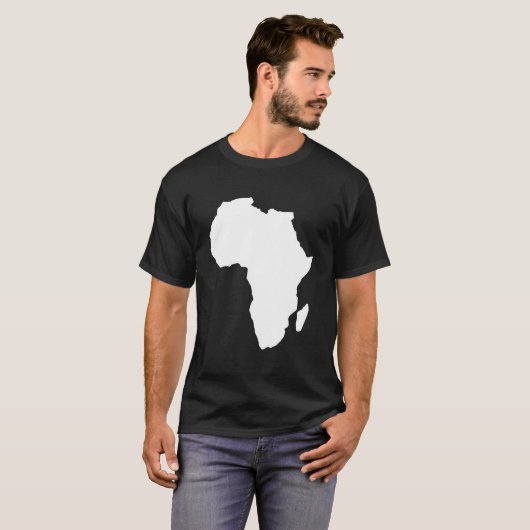 Afrika-Karte T-Shirt (Vorne ganz)