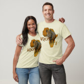 Afrika-Karte T-Shirt keine 6 (Unisex)