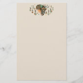 Afrika-Karten-Dekorative Stammes-Elemente-Muster Briefpapier (Vorderseite)
