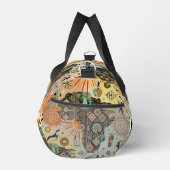 Afrika-Karten-Dekorative-Stammes-Elemente-Muster Duffle Bag (Rechts)