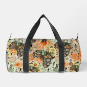 Afrika-Karten-Dekorative-Stammes-Elemente-Muster Duffle Bag (Rückseite)