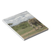 Afrika, Kenia, Amboseli-Nationalpark, Elefant, Notizblock (angewinkelt)
