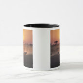 Afrika, Kenia, Amboseli NP Zebra zu Fuß Tasse (Zentrum)