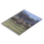 Afrika, Kenia, der Amboseli-Nationalpark. Afrika 3 Notizblock (Linke Seite)