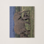 Afrika, Kenia, der Amboseli-Nationalpark. Afrikani Puzzle (Vertikal)