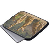 Afrika. Kenia. Herde retikulierter Giraffen Laptopschutzhülle (Vorne Knopf)