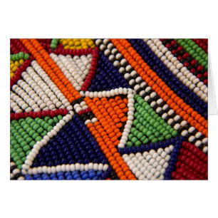Afrika, Kenia. Maasai-Stammesperlen