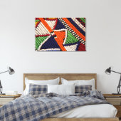Afrika, Kenia. Maasai Tribal Beads Leinwanddruck (Insitu (Schlafzimmer))