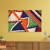 Afrika, Kenia. Maasai Tribal Beads Leinwanddruck (Insitu (Wohnzimmer))