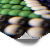 Afrika, Kenia. Maasai Tribal Beads Poster (Ecke)