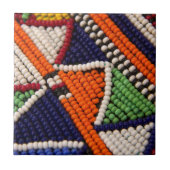 Afrika, Kenia. Maasai-Tribal Fliese (Vorderseite)