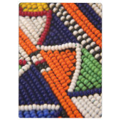 Afrika, Kenia. Maasai-Tribal Klemmbrett (Rückseite)