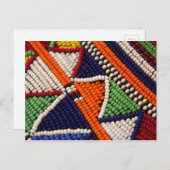 Afrika, Kenia. Maasai-Tribal Postkarte (Vorne/Hinten)