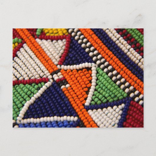 Afrika, Kenia. Maasai-Tribal Postkarte (Vorderseite)