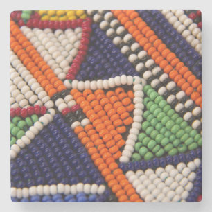 Afrika, Kenia. Maasai-Tribal Steinuntersetzer