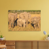 Afrika, Kenia, Masai Mara. Afrikanischer Elefant Leinwanddruck (Insitu (Wohnzimmer))