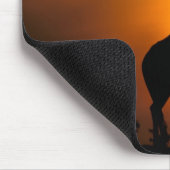 Afrika, Kenia, Masai Mara. Giraffe (Giraffe) Mousepad (Ecke)