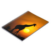 Afrika, Kenia, Masai Mara. Giraffe (Giraffe) Notizblock (Linke Seite)